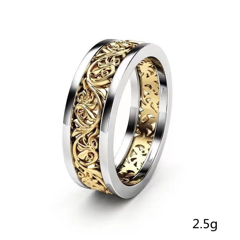 

High Quality Luxury brand Jewelry generous silver 925 ottoman tugra men ring Pearl Twist Open Rings