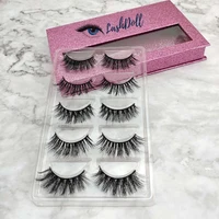 

2020 New Design Eyelash Packaging Wholesale Cruelty Free Regular Mink Eyelashes with Custom Packaging Box
