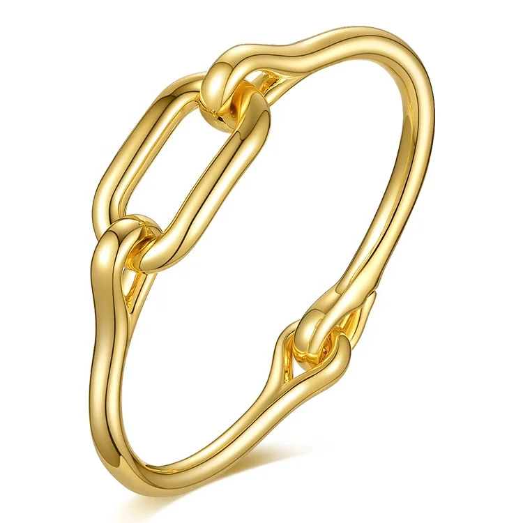 

High Quality 18K Gold Plated Environmental Brass Event Bracelet B202170