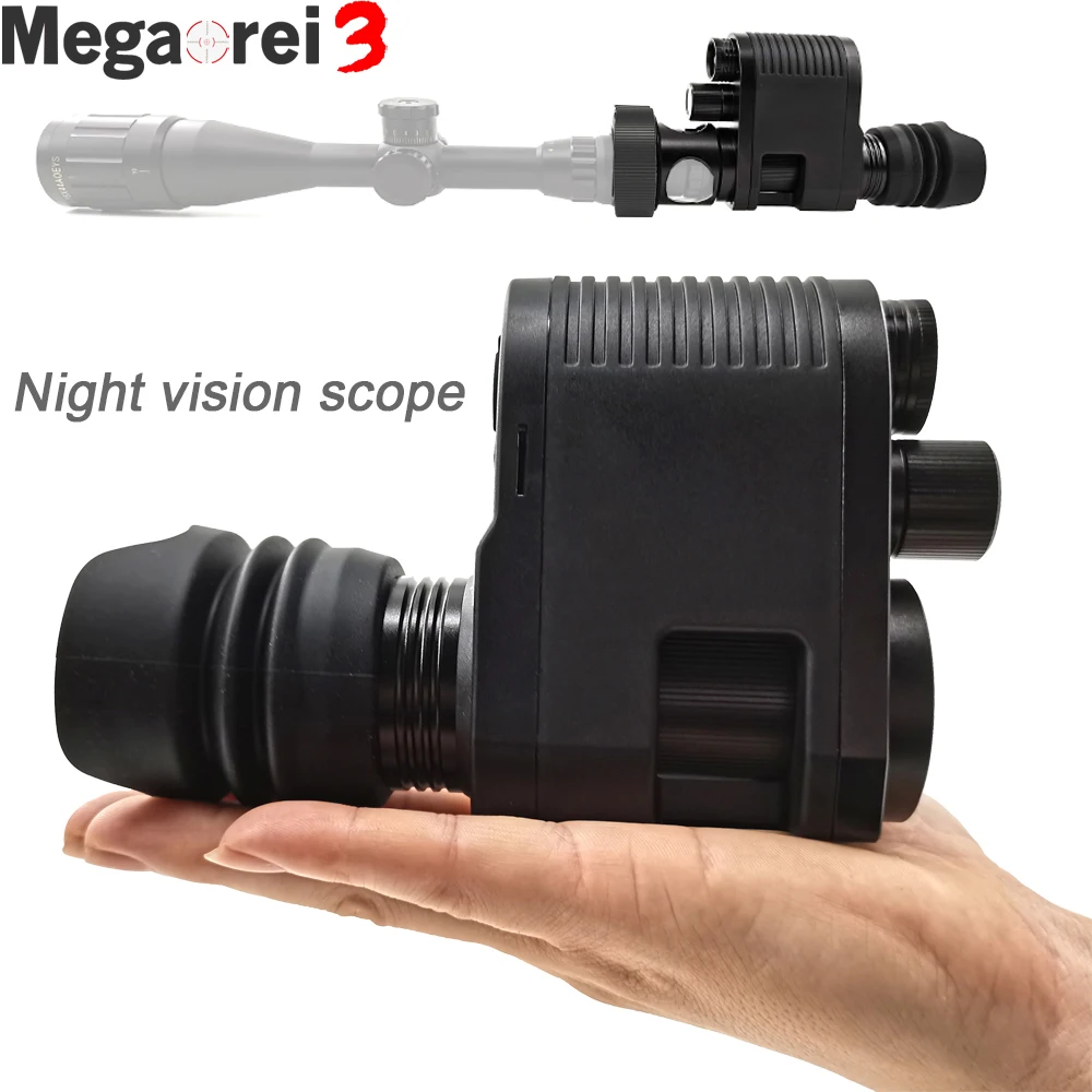 

Megaorei 3 Optical Sight Telescope for Hunt Night Vision Hunting Rifle Scope device 720P Hunting Camera with Infrared Lasei IR