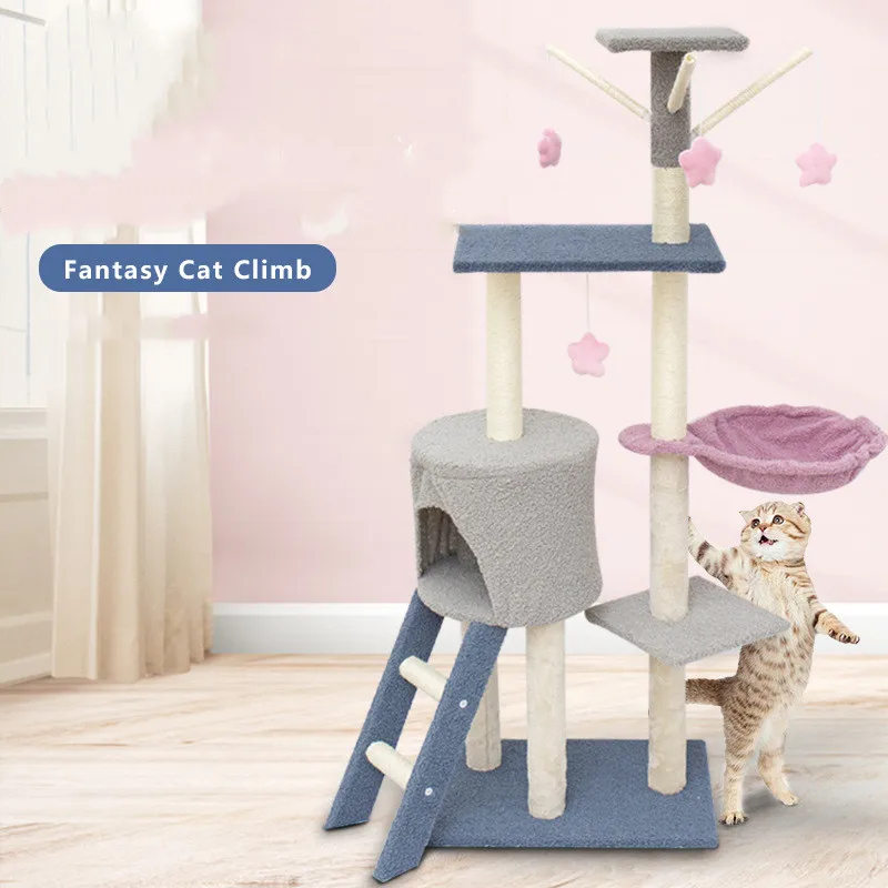 

Large Multi Layer Platform Cat Climbing Toy Cat Climbing Structure Combined Cat Climbing Frame