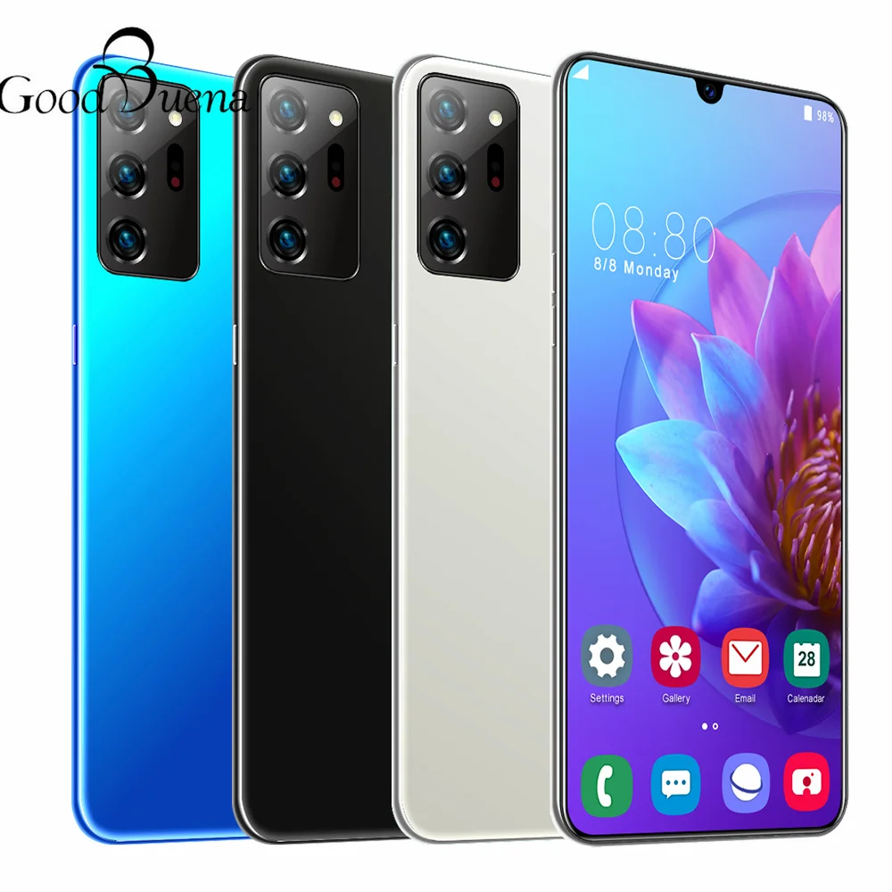 

2020 Note 20u mobile phones factories in china mobile phone 4g android smartphone 10GB+512GB 6.3 inch Android 9.0 mobile phone