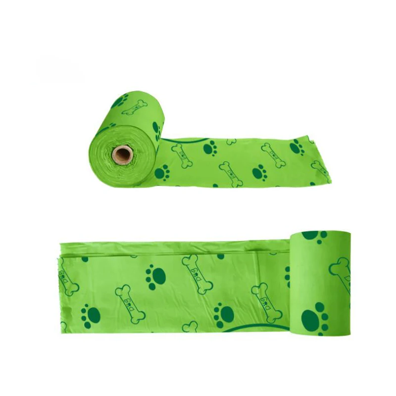 

Pet poop bag disposable dog trash bag PLA 100% biodegradable pet garbage bag