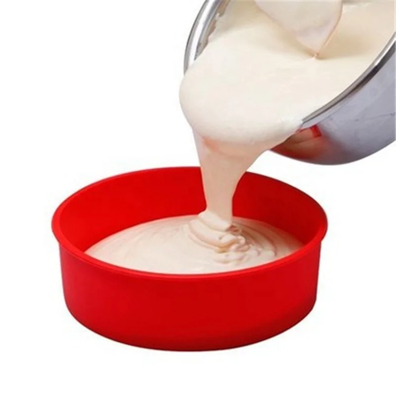 

Silicone Round Kitchen Six Inches Cake Mold, Random