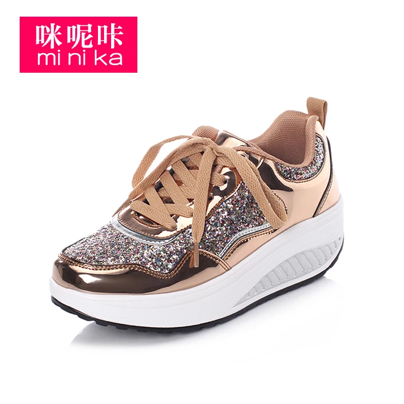 

Minika Custom Women Platform Casual Shoes Sneakers For Women And Ladies Height Increasing Casual Shoes