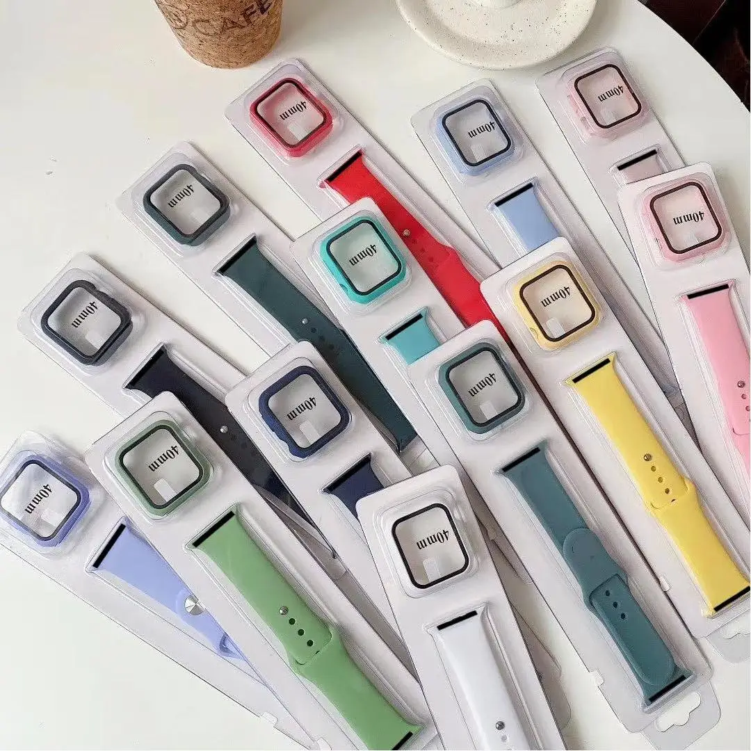 

LeYI Wholesale Sport Watch belt Band Silicone smart Strap for Apple iWatch series 6 5 2 3 4 SE T500 W26 38MM 40MM 42MM 44MM, Optional