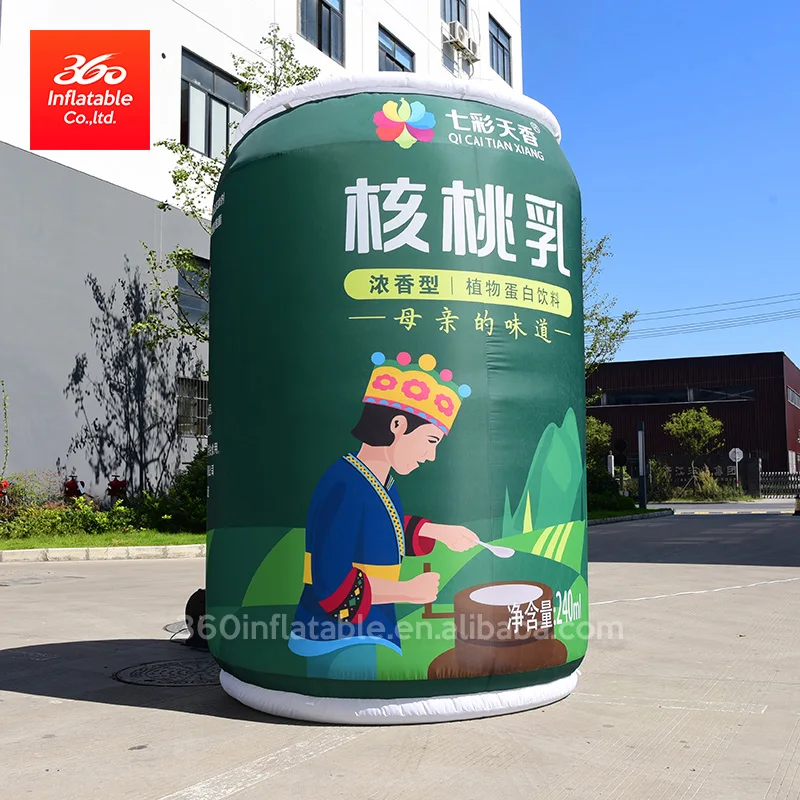 
inflatable juic can for decoration Advertising custom inflatable milk can Shop Exhibition milk can model Inflatable 