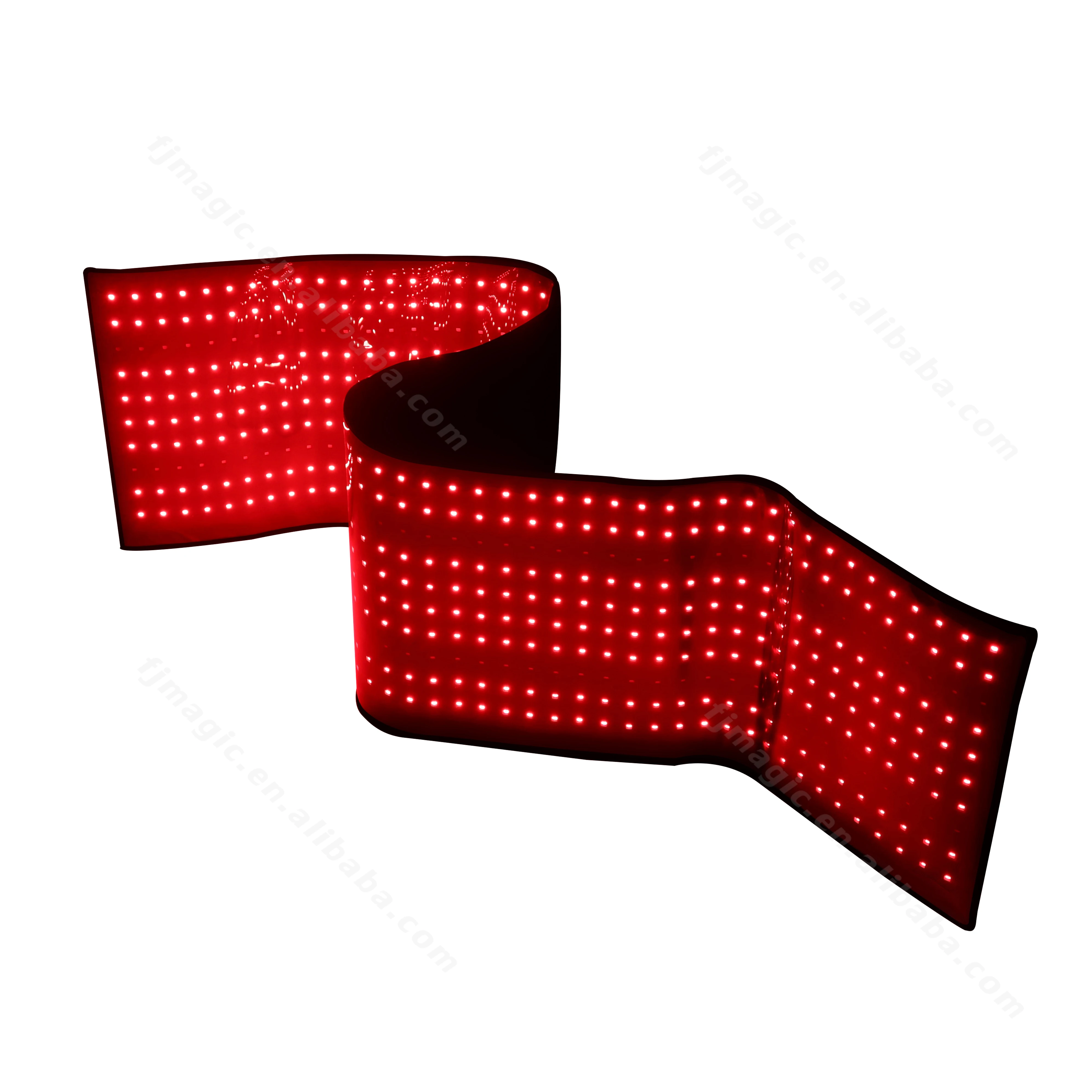 

2021 Hot Sale 635nm 660nm 850nm LED Belt Red Light Therapy Weight Loss Infrared Red Light Body Pad Wrap Belt for Pain Relief