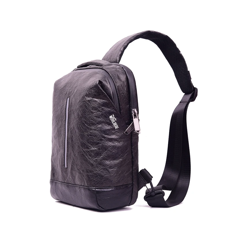 

2021 New Anti-Theft Single Shoulder Bag Waterproof Sling Small Bag Travel Sports Chest Bag Men, Black, white, gray