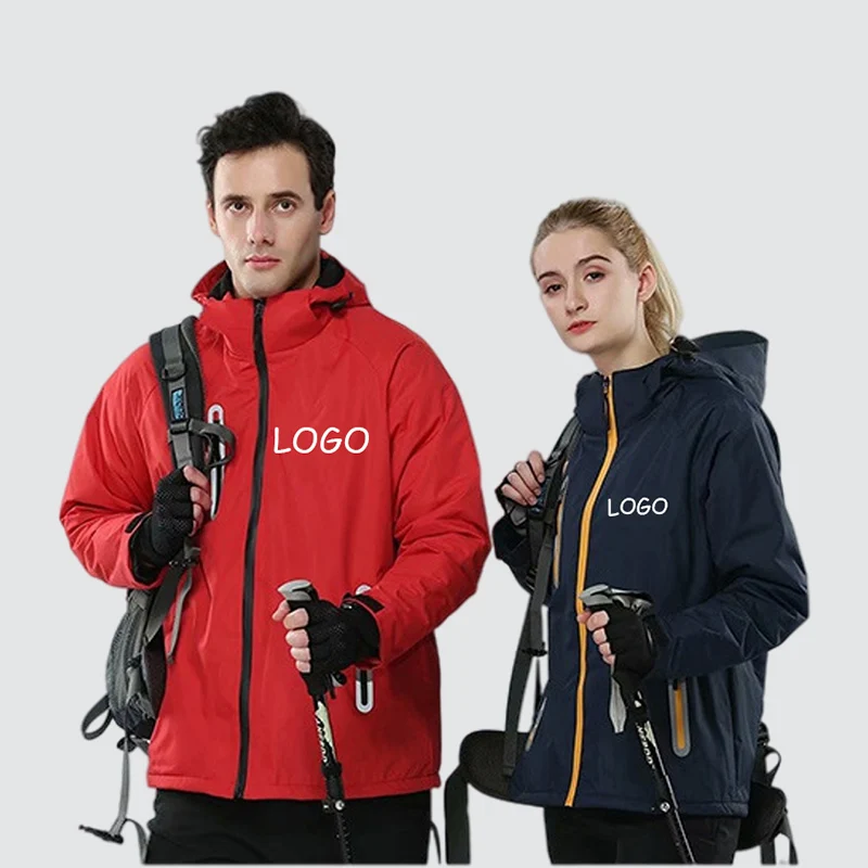 

Duffle Windproof Men Custom Jacket Windbreaker Hoodie Jacket Coat Zipper Men Jackets And Coats 2021