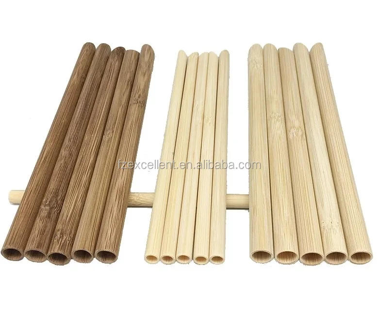 

Wholesale High Quality Eco Straw Custom Natur Bamboo Drink Straw, Natural