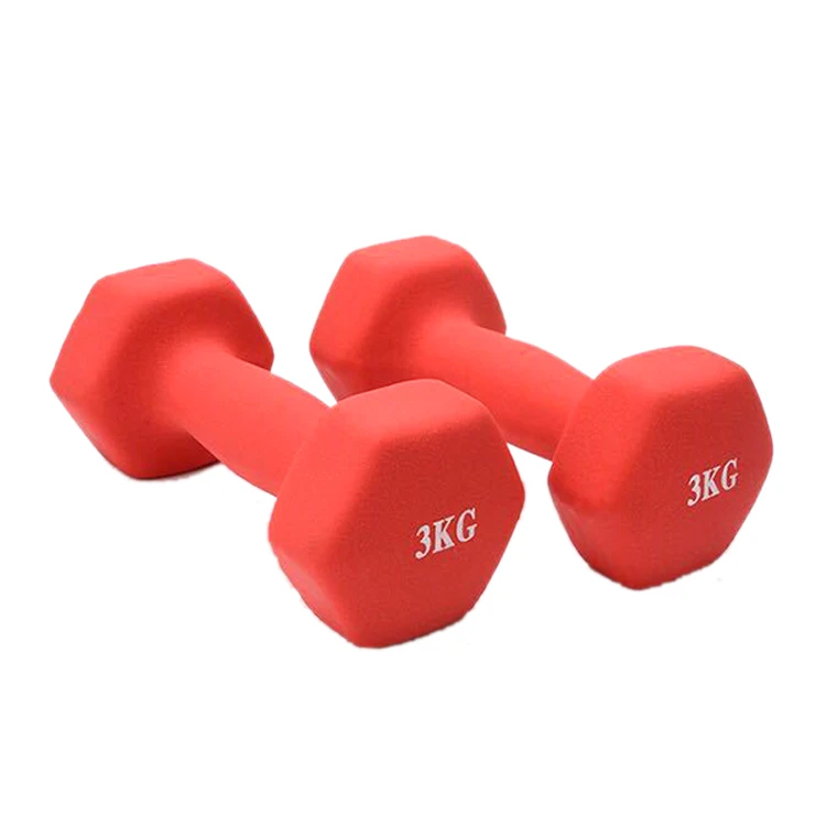 

Wholesale price workout vinyl dipping fixed rubber women exercise hexagon dumbbell for home use, Custom color