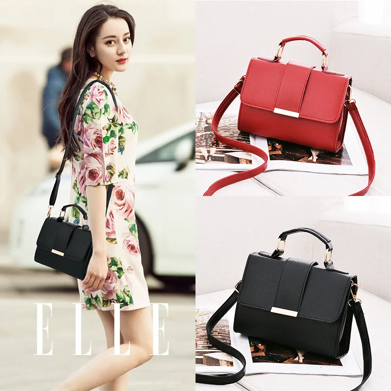 

Summer Cross-border Ladies Shoulder Bag Women Leather Solid Pu Leather Hand Bags