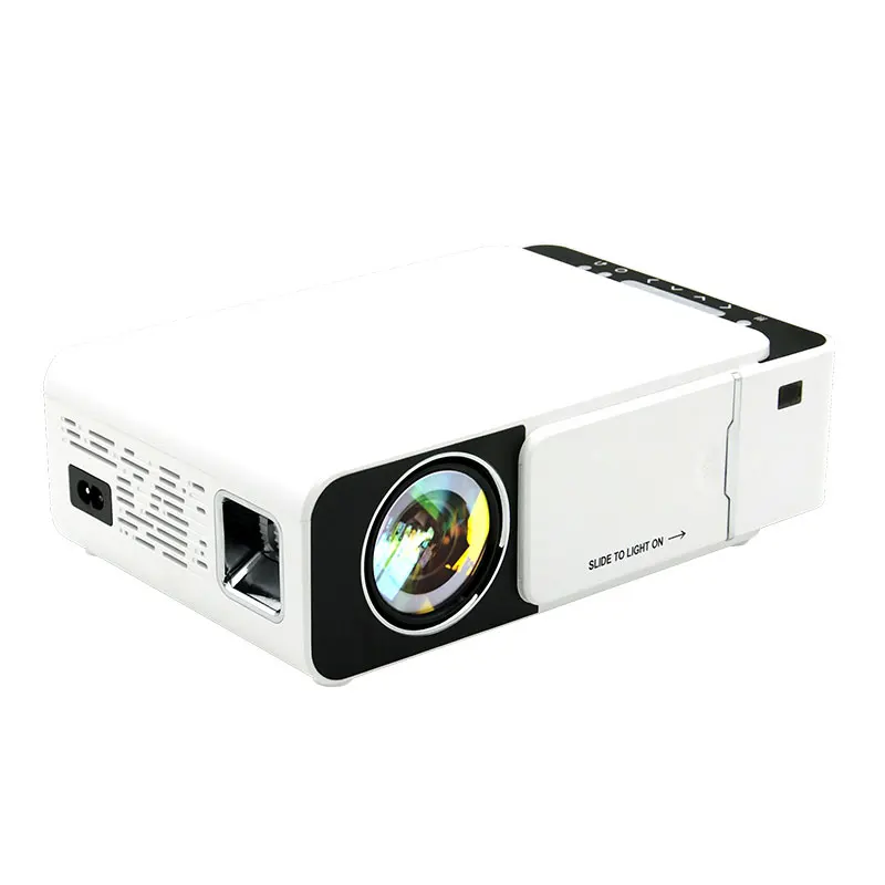 

Digital Smart T5 Projector with High Brightness 2600 lumens Upgraded LED Lighting Mulit Screen HD LED projector T5, White