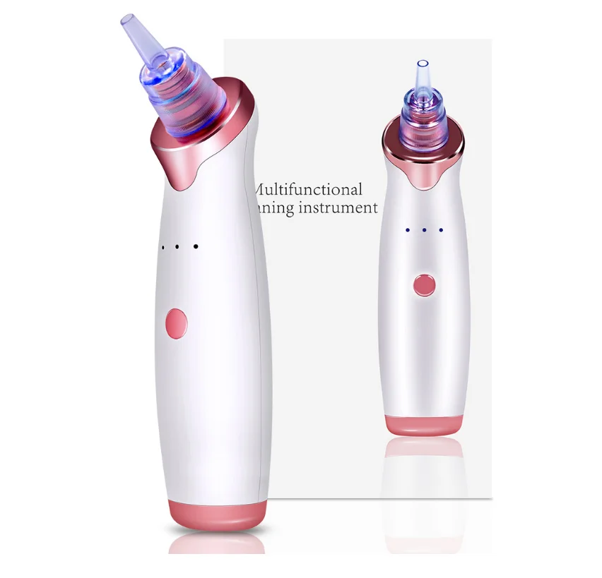 

Electric face cleaning Pore Cleaner Blackhead Remover Machine Hot And Clod Blackhead Remover Vacuum Device