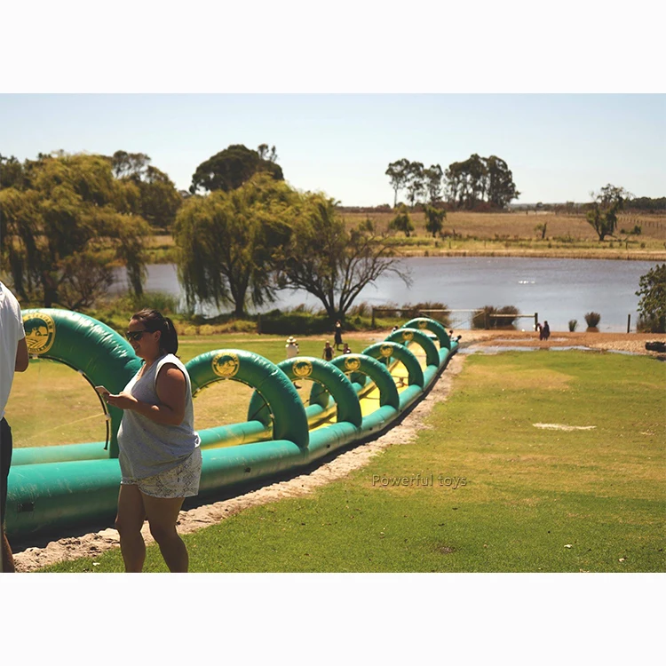 56m giant inflatable water slip n city slide