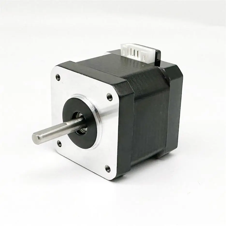 

China Supply Nema 17 Stepper Motor 42mm 42HS4024 3.9V 3.9 Ohm Shaft 24mm Pancake Motor