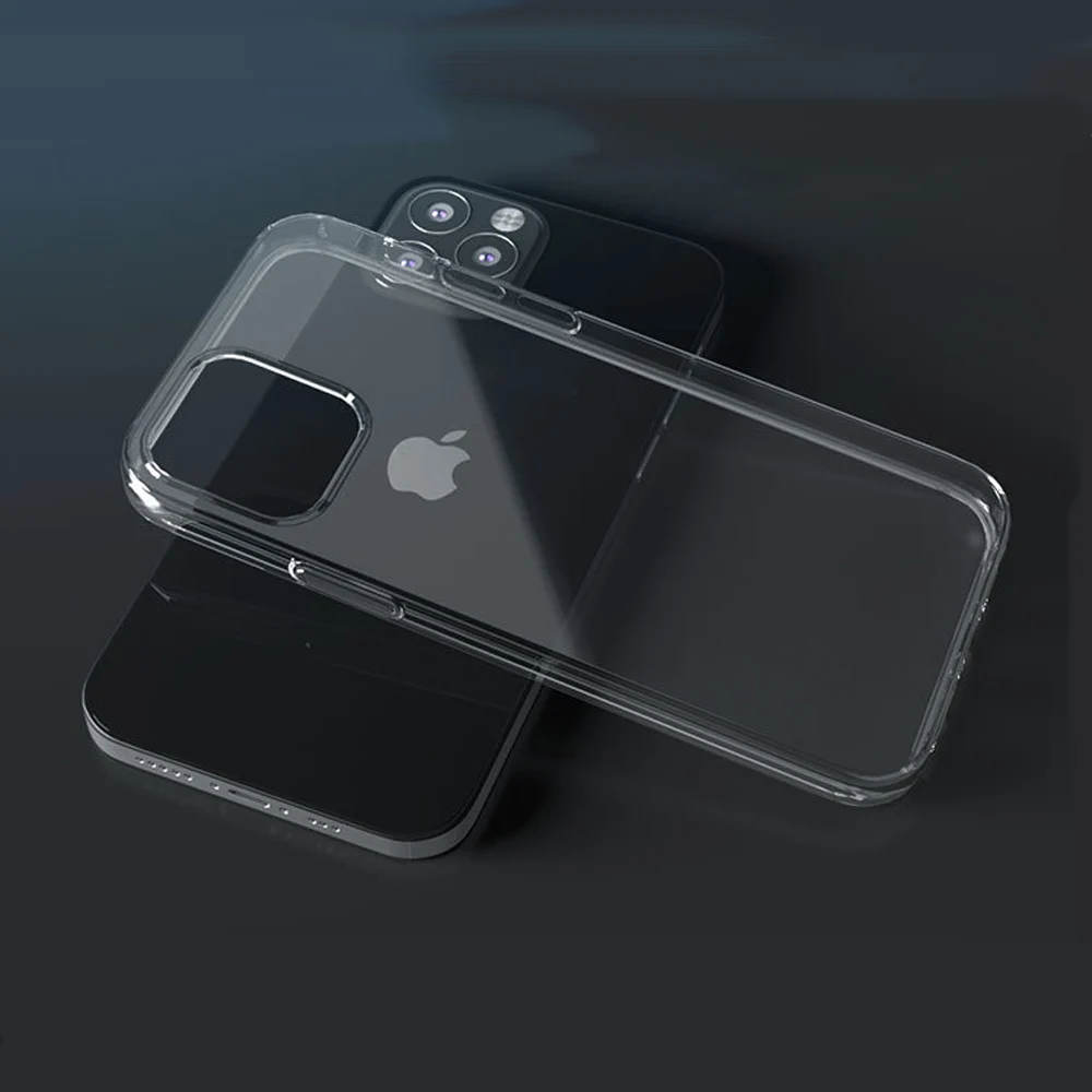 

Eco Friendly Customized Anti-knock Soft TPU Transparent Channel Blank Clear Phone Case Protect Cover Shockproof Soft Cases Set