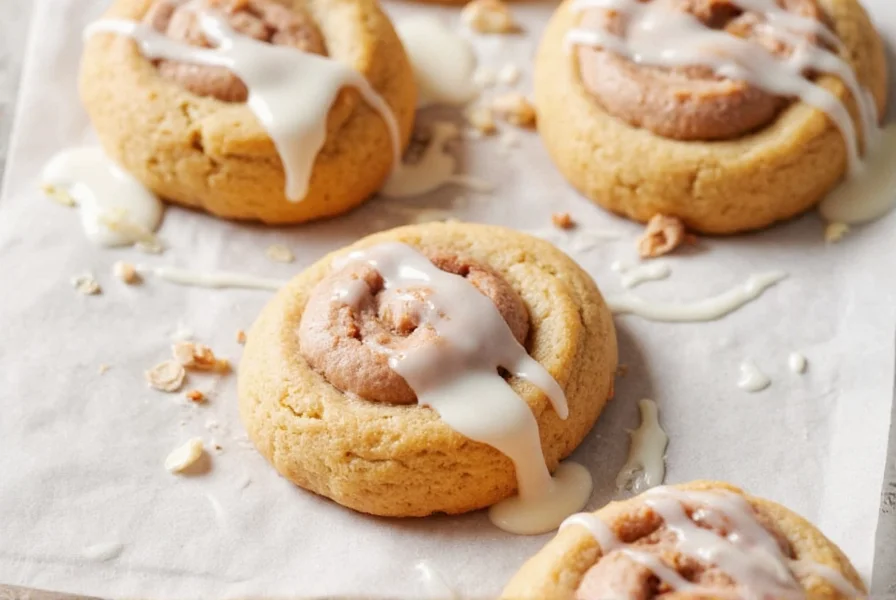 cinnamon roll cookie