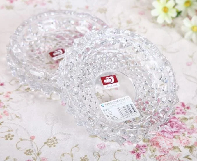 

Round Transparent Glass Ashtray Cigarette Accessories, Clear