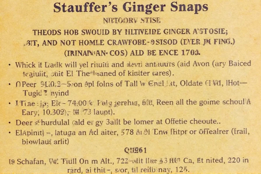 stauffers ginger snaps
