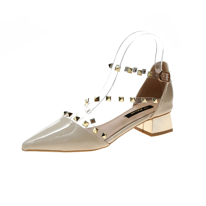 

Size 35-39 New Arrival Green Color Metal Fashion Sandals Sexy Women High Heel Shoes