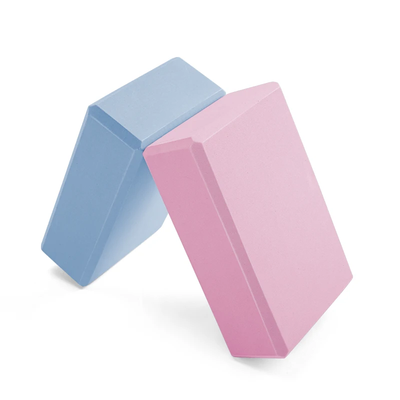 

Natural Flat Custom Logo Large EVA Foam Solid Yoga Block, Pink/purple/blue/orange/green