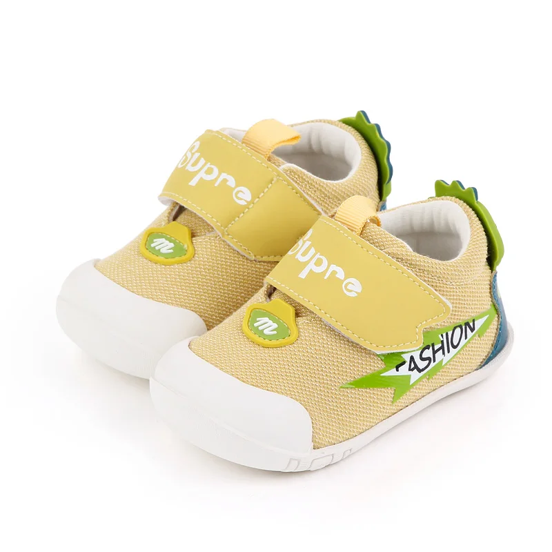 

New arrival baby fashion casual canvas shoes, Pink/yellow/blue/beige/brown/grey