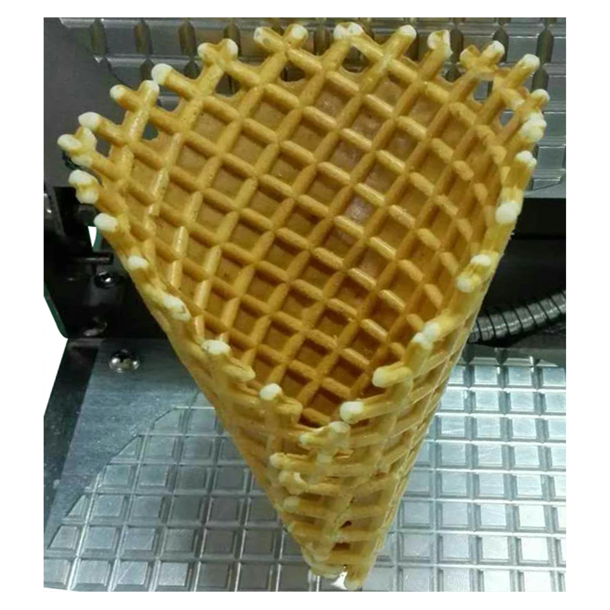 

Commercial Ice Cream Cone Skin Making Machine 220V or 110V Electric Waffle Cone Baker Machine