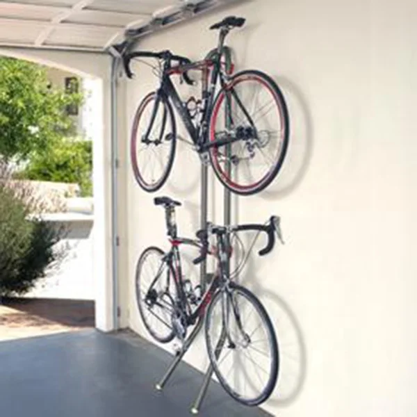 gravity stand bike rack