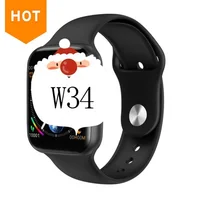 

HOT sale full round display smartwatch w34 touch screen sport wristwatch with heart rate monitor smart watch W34