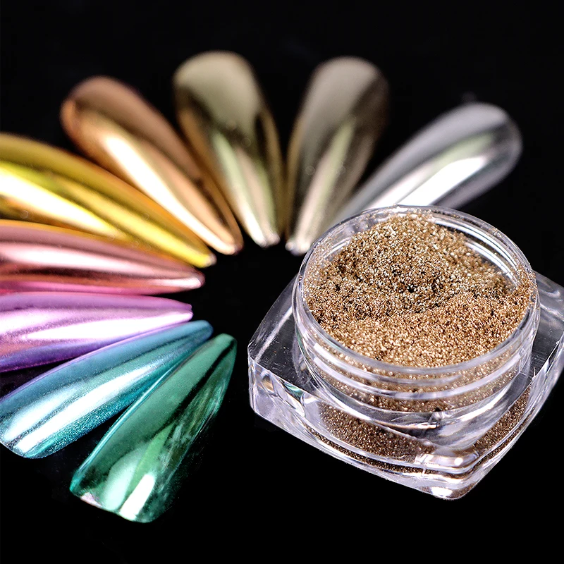 

Chameleon Effect Angular Discoloration Solid Mirror 16 Colors Nails Mirror Chrome Powder