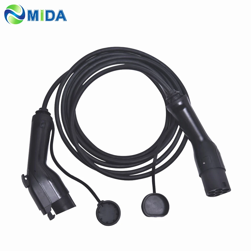 

32A Type 1 to Type 2 EV Charging Cable 5m TPU cable for Electric Vehicle Charger