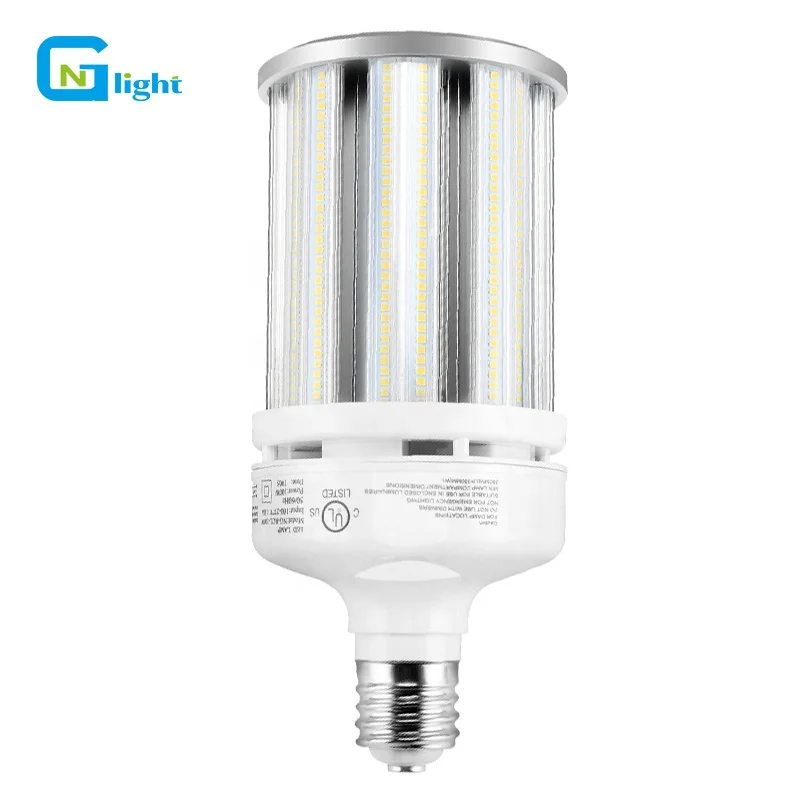 

UL 100W LED High Bay Light Bulb 120v E39 Mogul Base LED Corn Light Retrofit Bulbs 250 Watt Metal Halide shop shoebox fixture