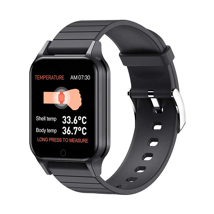 

New smart watch T96 temperature waterproof blood pressure monitoring smart band body temperature phone watch