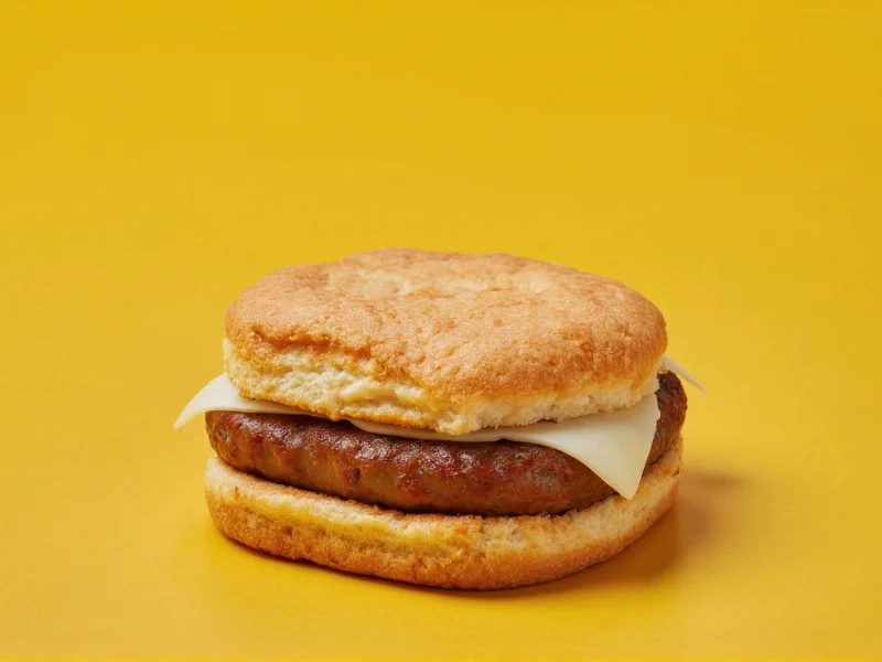 sausage biscuit at mcdonald s