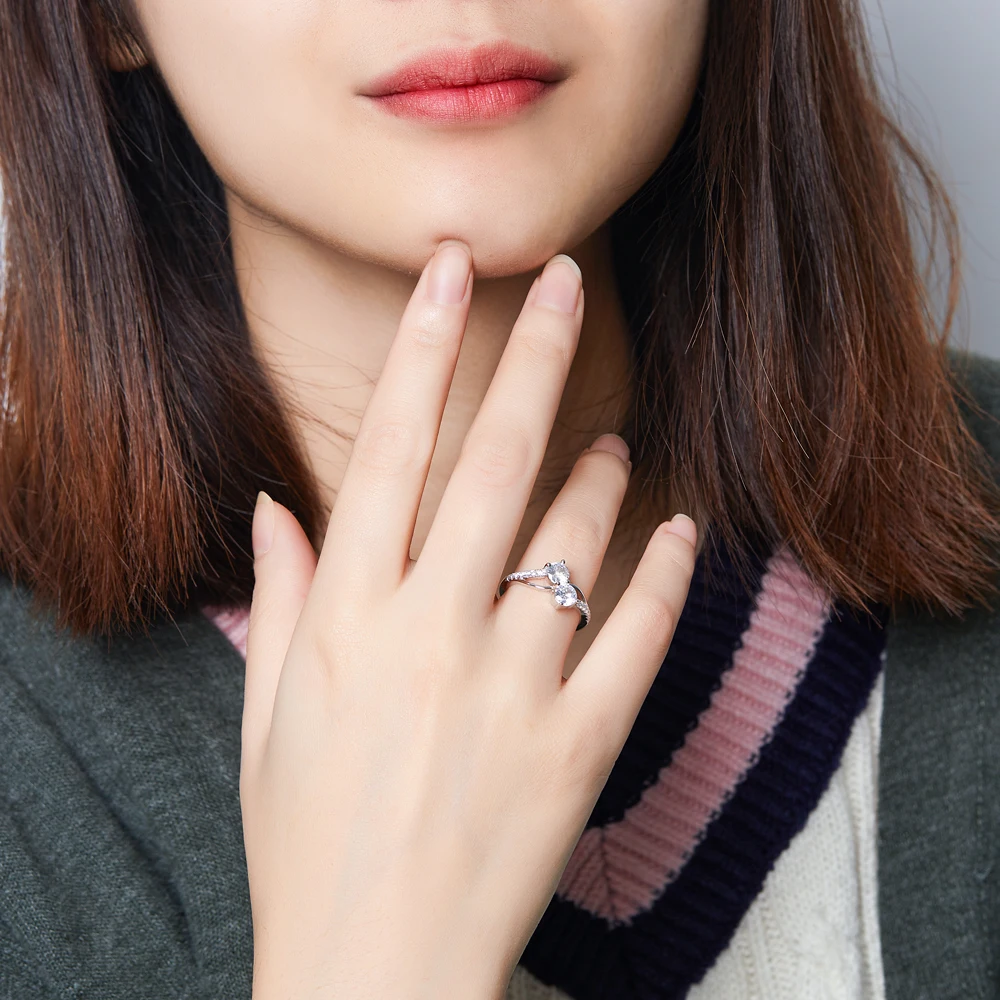 

TongLin innovative s925 sterling silver 8-shaped ring jewelry