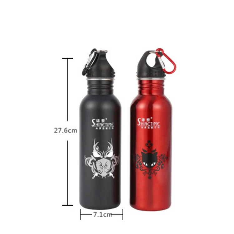 

Bulk 2L Handle Lid Metal Single Wall Drink Stainless Steel Sports Water Bottle, Customized