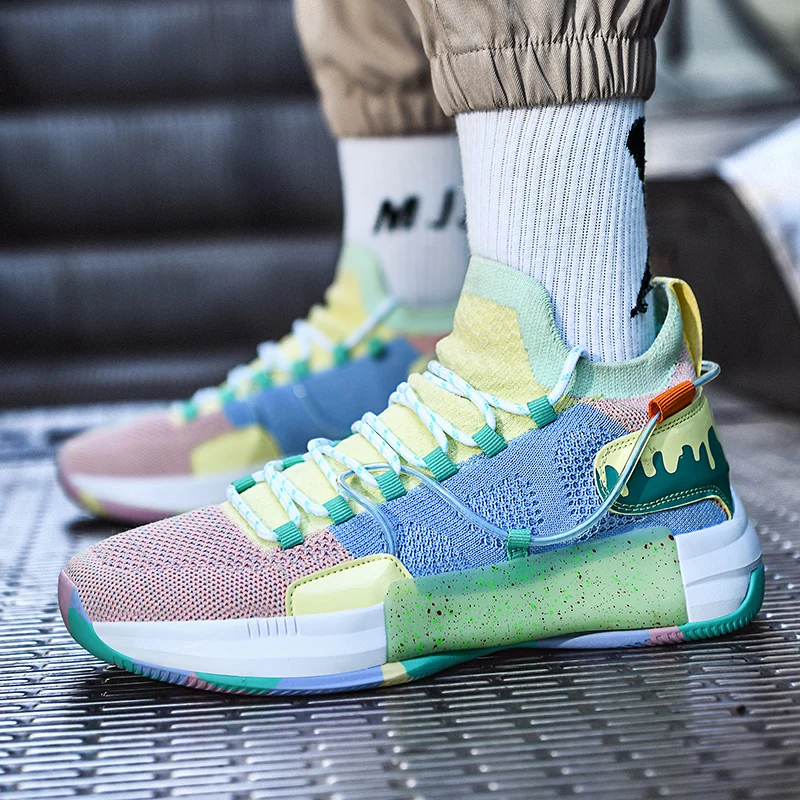 

2021 Fashion Design Original Quality Cheap Stock Basketball Sneaker Men's Casual Shoes men's sneaker, Customized color