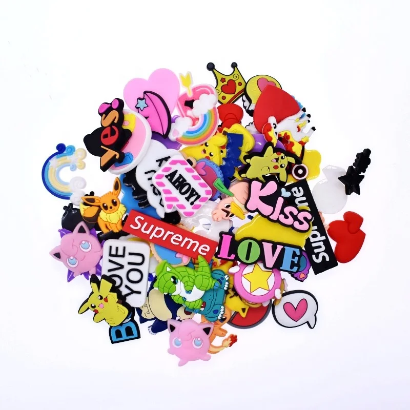 

Q Version DIY Charms PVC Cheap Flatback Charms for Keychain Phone Case, As picture