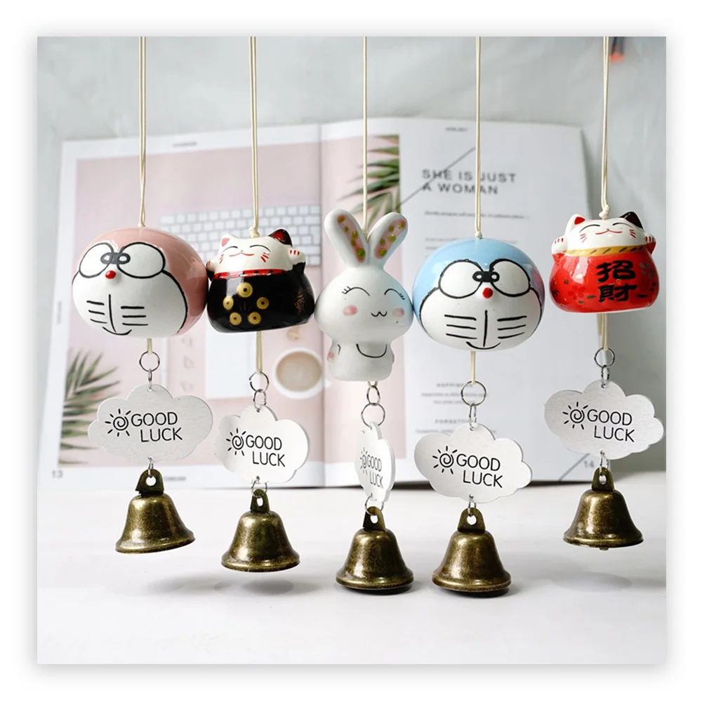 

JX- ceramic hanging wind chime garden home decor good luck wind chimes Garden Ornaments gifts indoor outdoor decoration