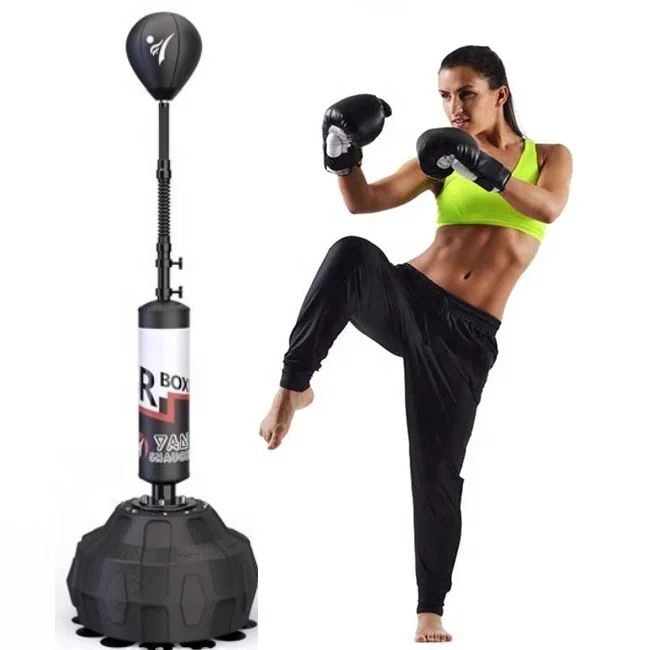 Free Stand Punching Exercise Height Adjustment Fierce Reflex Cobra Punching Bag Sand Bags for Boxing