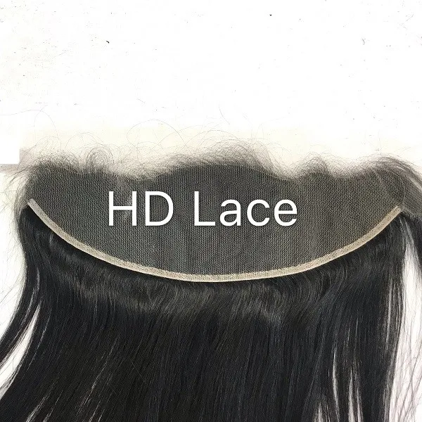 

Wholesale Cuticle Aligned Virgin Human Hair Pre Plucked Transparent HD Lace 13X4 Frontal lace