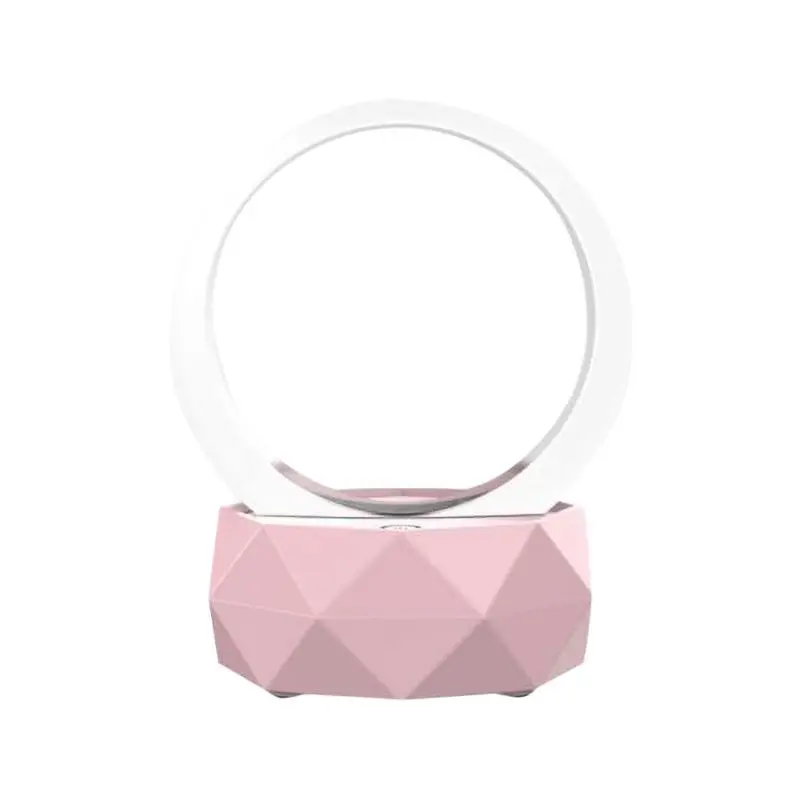 新款扬声器造型Y1扬声器，带彩色发光二极管夜灯便携式迷你充电MP3播放器