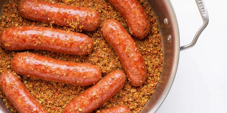 Grilled hot italian sausage