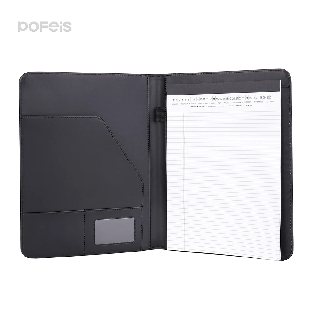 

Munlti-function Business PU leather Meeting Mat Signature Folder A4 Portfolio File Folder