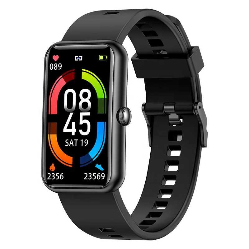 

New Amazon L16 Black Red OEM Full Screen Touch Smartwatches Woman Health Monitor Sport Smart Watches