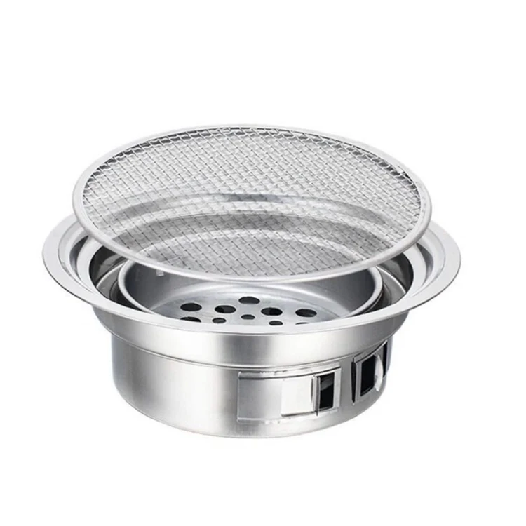 

Chinese Manufacturers Stainless Steel Smokeless Indoor Stove Top Outdoor Camping Oven Commercial Korean Charcoal Bbq Grills