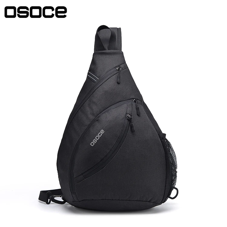 

OSOCE B11 Factory low MOQ wholesales fashion outside sport big capacity custom sling chest cross body shoulder bag for men