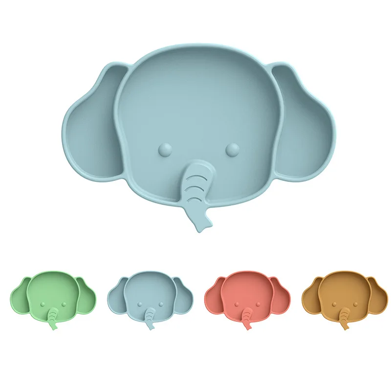 

Bowl Plates Safe Feeding Set Silicone Bowl Food Grade Gel Dishes Kids Tableware Silicone Suction Plate
